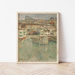 Ponte Vecchio Childe Hassam Poster
