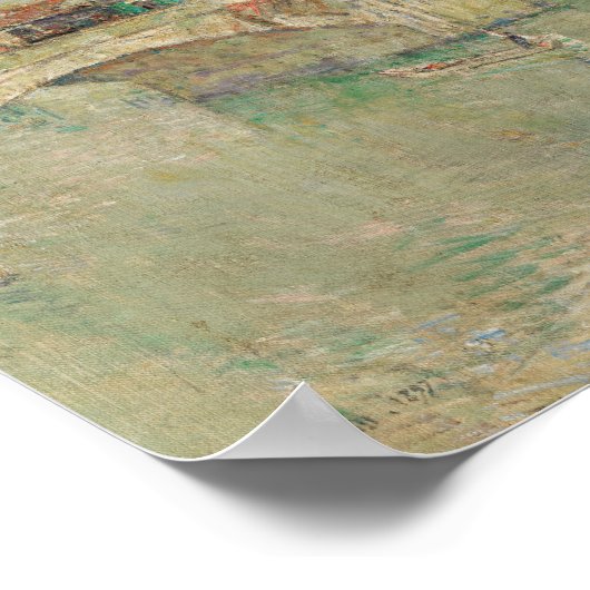 Ponte Vecchio | Childe Hassam Poster (Hoek)