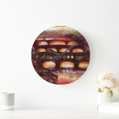 Ponte Vecchio en andere bruggen van Florence Grote Klok (Huis)