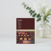 Ponte Vecchio en andere bruggen van Florence Visitekaartje (Staand voorkant)