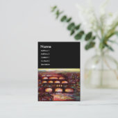 Ponte Vecchio en andere bruggen van Florence, zwar Visitekaartje (Staand voorkant)