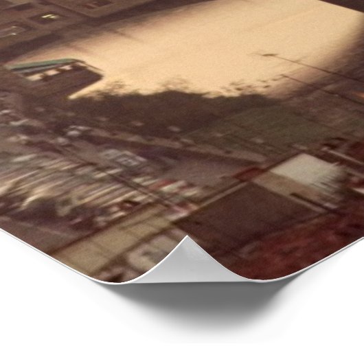 Ponte Vecchio en Arno Poster (Hoek)