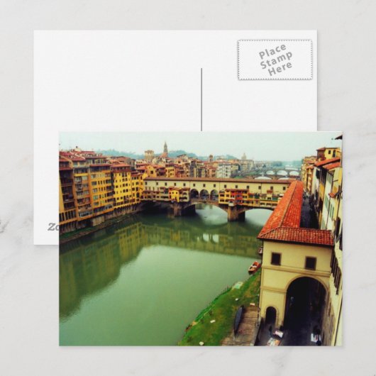 Ponte Vecchio - Florence Briefkaart (Voorkant / Achterkant)