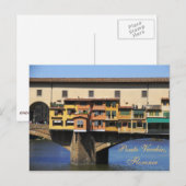 Ponte Vecchio, Florence Briefkaart (Voorkant / Achterkant)