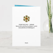 PONTE VECCHIO Florence door Waterverf 's nachts Kaart (Achterkant)