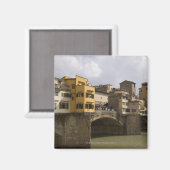 Ponte Vecchio Florence Italië 2 Magneet (Voorkant / Achterkant)