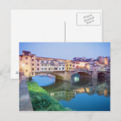 Ponte Vecchio Florence Italië Briefkaart (Voorkant / Achterkant)