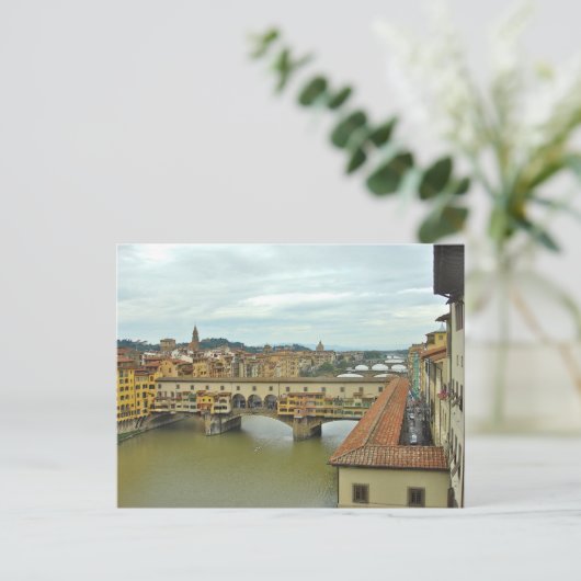 Ponte Vecchio - Florence, Italië Briefkaart (Staand voorkant)