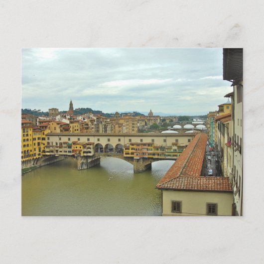 Ponte Vecchio - Florence, Italië Briefkaart (Voorkant)