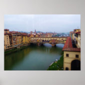 Ponte Vecchio, Florence, Italië Poster (Voorkant)