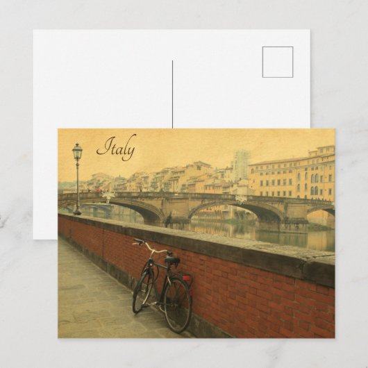 Ponte Vecchio Florence Italië  vakantie Feestdagenkaart (Voorkant / Achterkant)