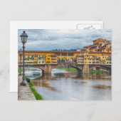 Ponte Vecchio, Florence, Italy Postcard Briefkaart (Voorkant / Achterkant)