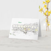 Ponte Vecchio, Florence Kaart (Gele Bloem)