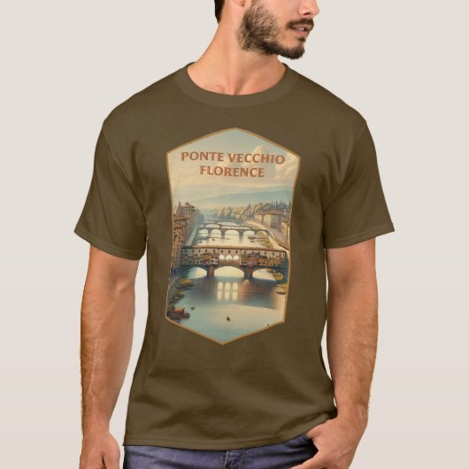 Ponte Vecchio Florence T-shirt (Voorkant)