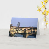 Ponte Vecchio, Florence | WENSKAARTEN Kaart (Gele Bloem)
