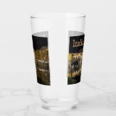 Ponte Vecchio Night Scene Reflecterende Arno Glas (Links)