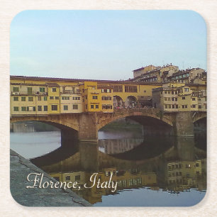 Ponte Vecchio Old Bridge Florence Italië Gift Kartonnen Onderzetters