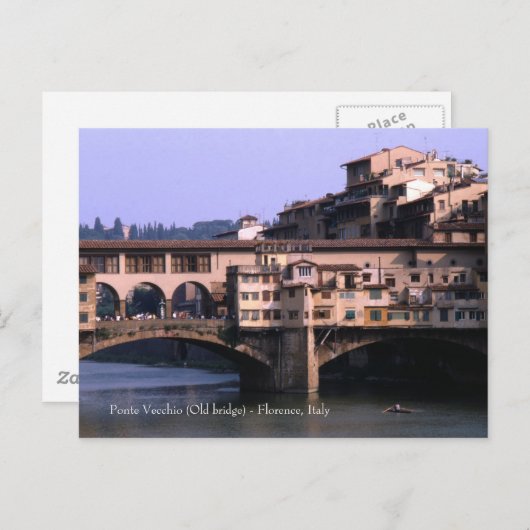Ponte Vecchio (Oude brug) | BRIEFKAART (Voorkant / Achterkant)