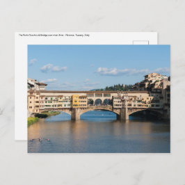 Ponte Vecchio oude brug - Florence, Italië Briefkaart
