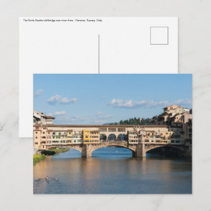 Ponte Vecchio (oude brug) - Florence, Italië Briefkaart
