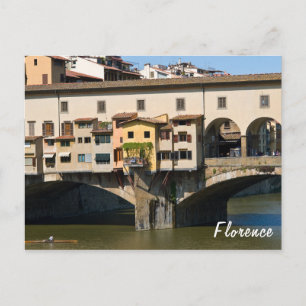 Ponte Vecchio (oude brug) - Florence, Italië Briefkaart
