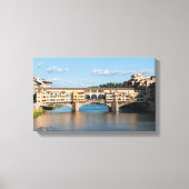 Ponte Vecchio (oude brug) - Florence, Italië Canvas Afdruk (Voorkant)