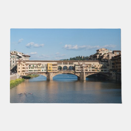 Ponte Vecchio (oude brug) - Florence, Italië Deurmat (Voorkant)