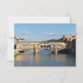 Ponte Vecchio (oude brug) - Florence, Italië Kaart (Voorkant)