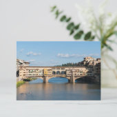 Ponte Vecchio (oude brug) - Florence, Italië Kaart (Staand voorkant)
