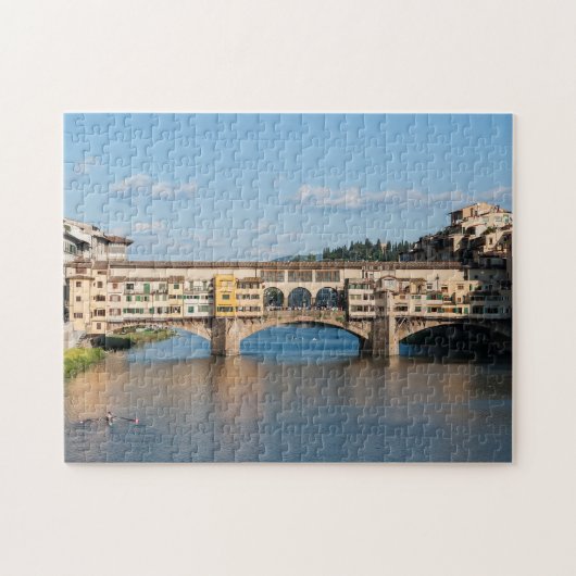 Ponte Vecchio (oude brug) - Florence, Italië Legpuzzel (Horizontaal)