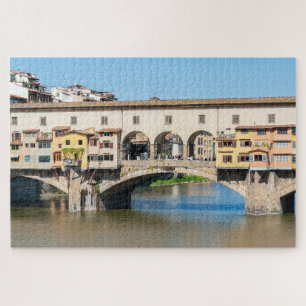 Ponte Vecchio (oude brug) - Florence, Italië Legpuzzel