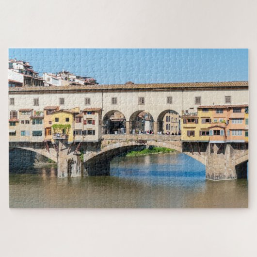 Ponte Vecchio oude brug - Florence, Italië Legpuzzel (Horizontaal)