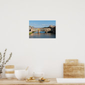 Ponte Vecchio (oude brug) - Florence, Italië Poster (Keuken)