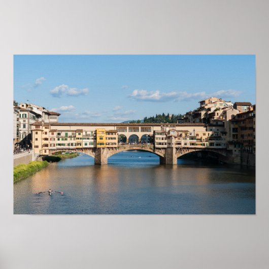 Ponte Vecchio (oude brug) - Florence, Italië Poster (Voorkant)