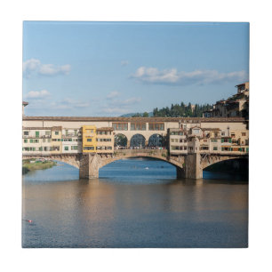 Ponte Vecchio (oude brug) - Florence, Italië Tegeltje