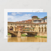 Ponte vecchio overdag, Florence of Firenze, Italia Briefkaart (Voorkant / Achterkant)