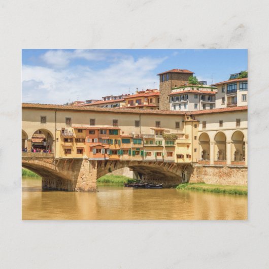 Ponte vecchio overdag, Florence of Firenze, Italia Briefkaart (Voorkant)