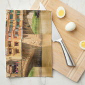 Ponte vecchio overdag, Florence of Firenze, Italia Theedoek (Quarter Fold)