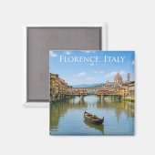 Ponte Vecchio Romantisch Stadsgezicht Kunstwerk Magneet (Voorkant / Achterkant)