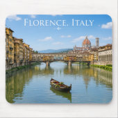 Ponte Vecchio Romantisch Stadsgezicht Kunstwerk Muismat (Voorkant)