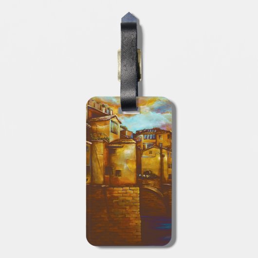 Ponte Veccho Bagagelabel (Achterkant verticaal)