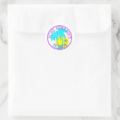 Ponte Vedra Beach Florida Ronde Sticker (Tas)
