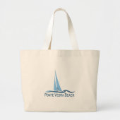 Ponte Vedra Beach. Grote Tote Bag (Voorkant)