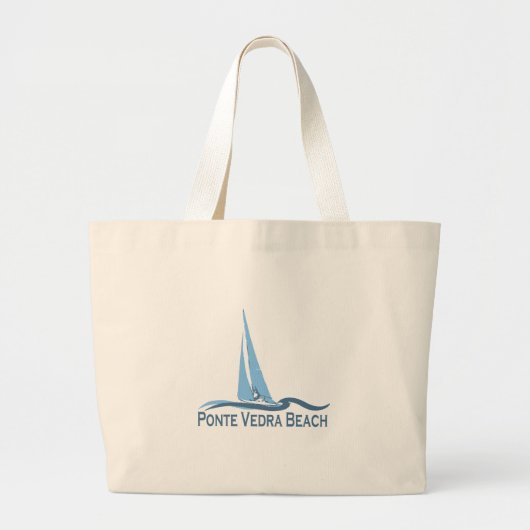 Ponte Vedra Beach. Grote Tote Bag (Voorkant)