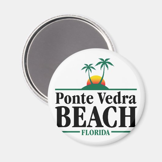 Ponte Vedra Beach Magneet (Voorkant / Achterkant)