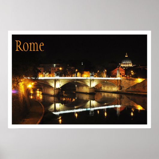 Ponte Vittorio Emanuele II-brug, Vaticaanstad Poster (Voorkant)