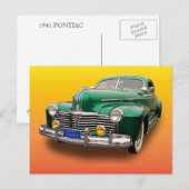 PONTIAC 1941 BRIEFKAART (Voorkant / Achterkant)