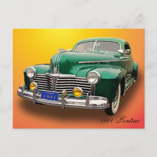PONTIAC 1941 BRIEFKAART (Voorkant)