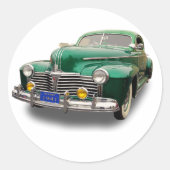 PONTIAC 1941 RONDE STICKER (Voorkant)