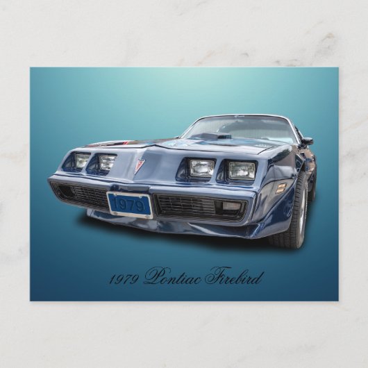 PONTIAC FIREBIRD 1979 BRIEFKAART (Voorkant)